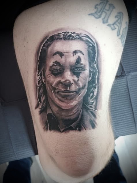 Black and gray tattoo work by Michael
