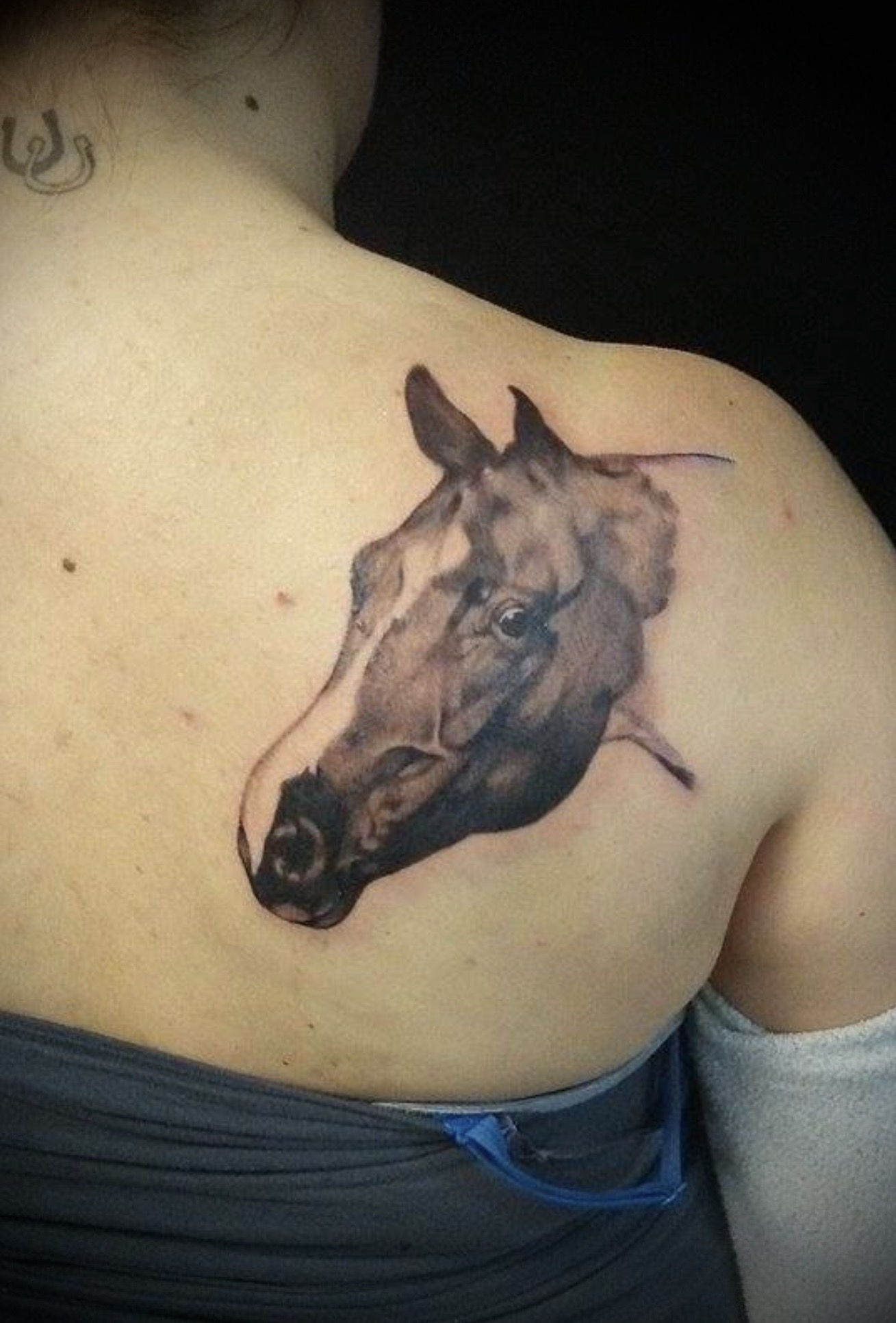 Black and gray tattoo work by Michael