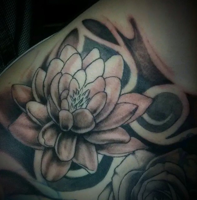 Color tattoo work by Michael